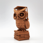 The Graduate – Owls & Dragons 3D Printed Gift, Friendship Day, Birthday, Graduation, Corporate Gift, Desk Decor, Office Table Gift, Kids Room Decor, Return Gift, Congratulations Gift
