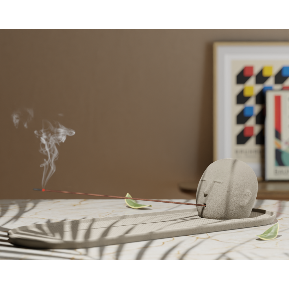 1 Inyo – Minimalist 3D Printed Incense Holder for Home, Office, Spiritual Events, Meditation, Puja, Birthday Gifts, Corporate Gifts, Housewarming, Yoga Studios, Aromatherapy Use - Image 1