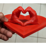 Te Amo Heart with Hands, I Love You Gift, Romantic 3D Printed Showpiece, Love Couple Gift, Valentine Gift, Anniversary Gift, Proposal Gift, Decorative Table Showpiece