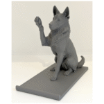 German Shepherd Cellphone Holder, German Shepherd Tablet Stand, Dog Mobile Holder, Desk Phone Stand, Office Desk Decor, Corporate Gift Item, Executive Desk Accessory, 3D Printed Mobile Stand, Gift for Dog Lovers