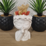 Flower Girl Vase, Decorative Flower Vase, Gift for Mother, Gift for Wife, Gift for Family, Home Decor Gift, Office Desk Decor, Corporate Gift, Return Gift, Housewarming Gift, Festival Gift, 3D Printed Vase