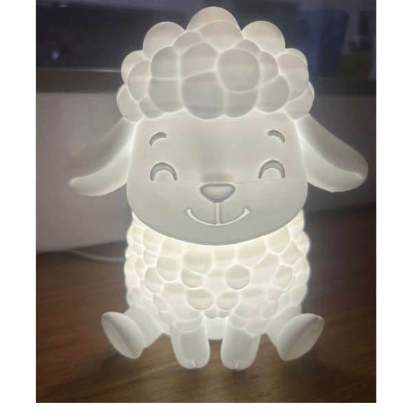 Luminous Sheep LED Night Lamp – Premium Corporate Gift, Desk Decor & Modern Home Accent