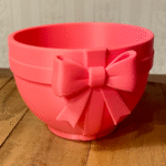 Bowl Bow Decorative Bowl, Family Gift, Office Desk Decor, Home Decor, Festival Decor, Return Gift, Event Decor, Table Decor, Utility Bowl, 3D Printed Gift