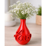 Love Vase for Romantic Decor, Home Decor, Family Decor, Couple Gift, Wedding Decor, Anniversary Decor, Valentine Decor, Office Decor, Hotel Decor, Cafe Decor, Table Decor, Shelf Decor, 3D Printed Vase