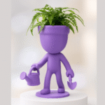 The Little Gardener Planter, Home Decor, Office Desk Decor, Indoor Plant Holder, Family Gift, Kids Room Decor, Eco Decor, Garden Theme Showpiece