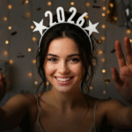 Headband New Year 2026, New Year Celebration Accessory, Family Party Headband, Office Event Headband, School Function Headband, Kids Party Headband, Festive Hair Accessory, 3D Printed New Year Headband