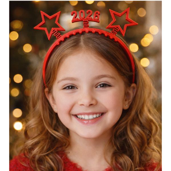 New Year 2026 Wobble Headband, New Year Party Accessory, Family Celebration, Office Event, School Function, Friends Party, Festival Wear, Photo Prop, Return Gift, 3D Printed Headband