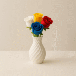 Vase for Flowers Bouquet, 3D Printed Decorative Flower Vase, Office Desk Vase, Corporate Gift Item, Home Decor Vase, Tabletop Flower Holder, Event Decoration Vase