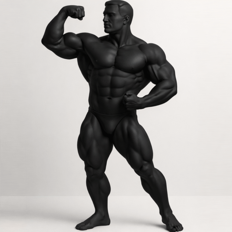 Bodybuilder Statue Man, Gym Decor, Office Desk Showpiece, Corporate Gift, Fitness Motivation Decor, Home Decor Item, Sports Trophy Style Statue, 3D Printed Fitness Sculpture - Image 3