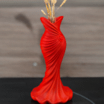 Elegant Dress Vase, 3D Printed Decorative Vase, Office Table Decor, Home Living Room Decor, Corporate Gift, Industrial Office Gift, Client Gift Item, Employee Appreciation Gift, Reception Desk Decor, Conference Room Decor, Gym Reception Decor, Hotel Lobby Decor, Restaurant Decor, Boutique Decor