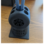 Dragster Tire Pen Holder, 3D Printed Desk Organizer, Office Stationery Stand, Corporate Gift, Industrial Gift, Engineer Gift, Automobile Theme Desk Accessory, Creative Office Decor, Unique Table Organizer