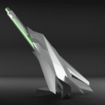 F117 Pen Holder, 3D Printed Office Desk Organizer, Corporate Gift, Industrial Desk Accessory, Engineer Desk Stand, Office Stationery Holder, Client Gift, Executive Table Organizer