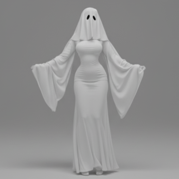 Ghost Modern Girl LED Desk Decor – Premium Corporate Gift for Offices, Events & Modern Home Spaces