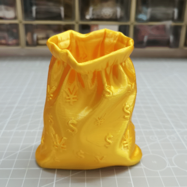 Money Bag Pen Holder, Office Desk Organizer, Corporate Gift, Employee Gift, Client Gift, Bank Gift, Finance Gift, Airline Office Gift, Promotional Gift, 3D Printed Desk Accessory