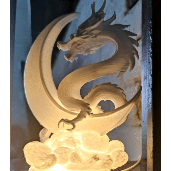 Moonlit Jiao Among Clouds – Premium Artistic Home Decor Gift for Corporate, Office & Luxury Gifting