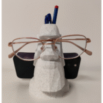 Moai Glasses Phone & Pencil Holder | 3D Printed Desk Organizer for Office, Home & Gifting