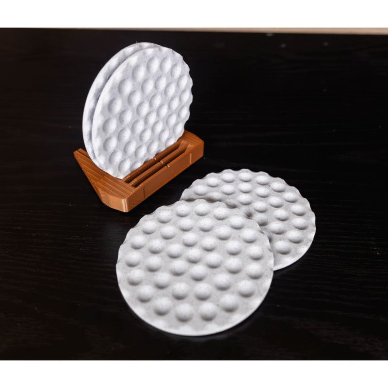Premium Putter & Golf Ball Coaster Set – Luxury Desk Gift for Corporate, Office & Golf Lovers - Image 4