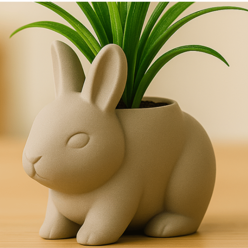 Bunny Planter – Cute Easter Flower Pot for Corporate Gifts, Office Desk Decor & Home Decor - Image 3
