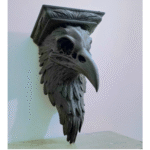 Premium Raven Shelf Wall Hanging – Modern 3D Printed Wall Decor | Corporate Gift, Office Interior, Home Decor