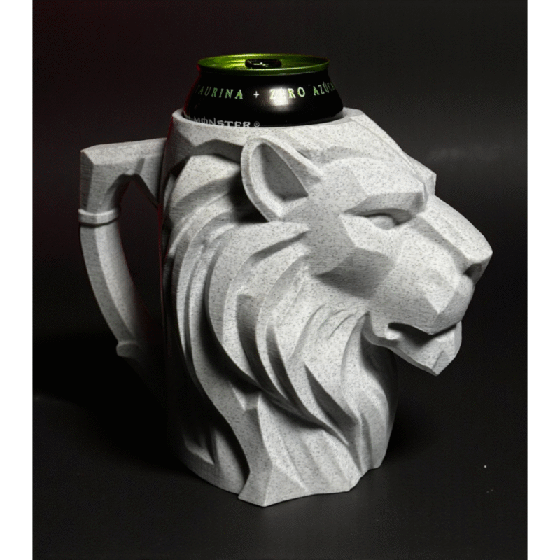 Majestic Lion Can Holder – Premium Desk Organizer & Corporate Gift | 3D Printed Home Décor for Offices & Events - Image 3