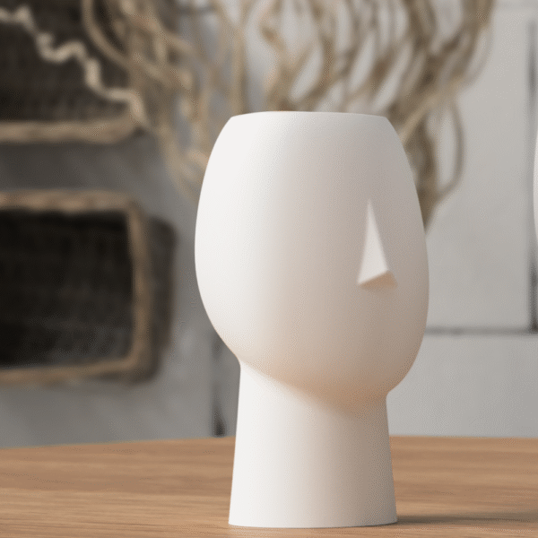 Premium 3D Printed Face Vase | Modern Home & Office Décor | Unique Corporate Gift for Clients & Employees