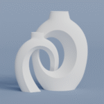 Premium Hollow Nordic Style Desk Vase – Modern 3D Printed Showpiece for Corporate Gifts, Office Decor & Home Interiors