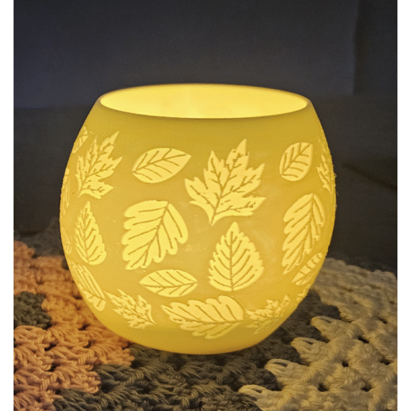 Tealight with Fall Decor – Premium 3D Printed Autumn Candle Holder for Corporate Gifts, Home Décor & Festive Gifting