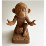 Meditating Monkey – Premium Desk Buddy | Corporate Gift | Office Table Accessory | Creative Workplace Decor