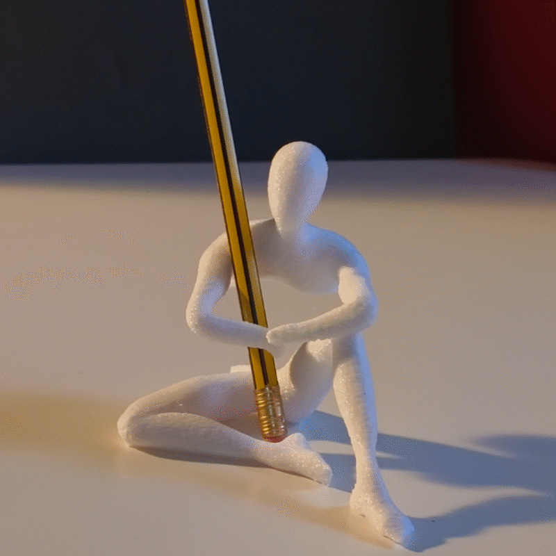 Man Pencil Holder – Stylish Desk Organizer for Office, Study Room, Library, Home Decor, pen stand,pencil stand,pencil holder,Corporate Gifts & Personal Gifting,Figurines for Home Decor - Image 3