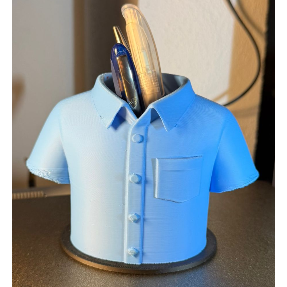 1 Shirt Pen Holder for Office Desk, Corporate Gifts, Shirt Shops, Clothing Industry, Home Décor, Fashion Stores, Tailor Shops, Apparel Businesses - Image 1