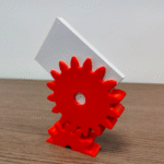 Gear Business Cards Holder for Office, Corporate Gifts, Mechanical Industry, Automotive Industry, Manufacturing Industry, Robotics, Aerospace, Industrial Plants, Engineering Firms, R&D Labs, Machinery Companies, Factory Units, Desk Organizer Gift