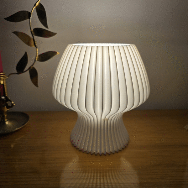Modern Pleated Table Lamp – Elegant Home & Office Decor Gift | Warm LED Ambient Light for Corporate & Personal Gifting