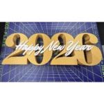 Happy New Year 2026 Decorative Plate for Office, Home, Library, Reading Place, Hospital, Schools, Colleges, Hotels, Cafes, Corporates, Industries, Events, Reception Desk, Employee Desk, Client Gifting, New Year Corporate Gifts