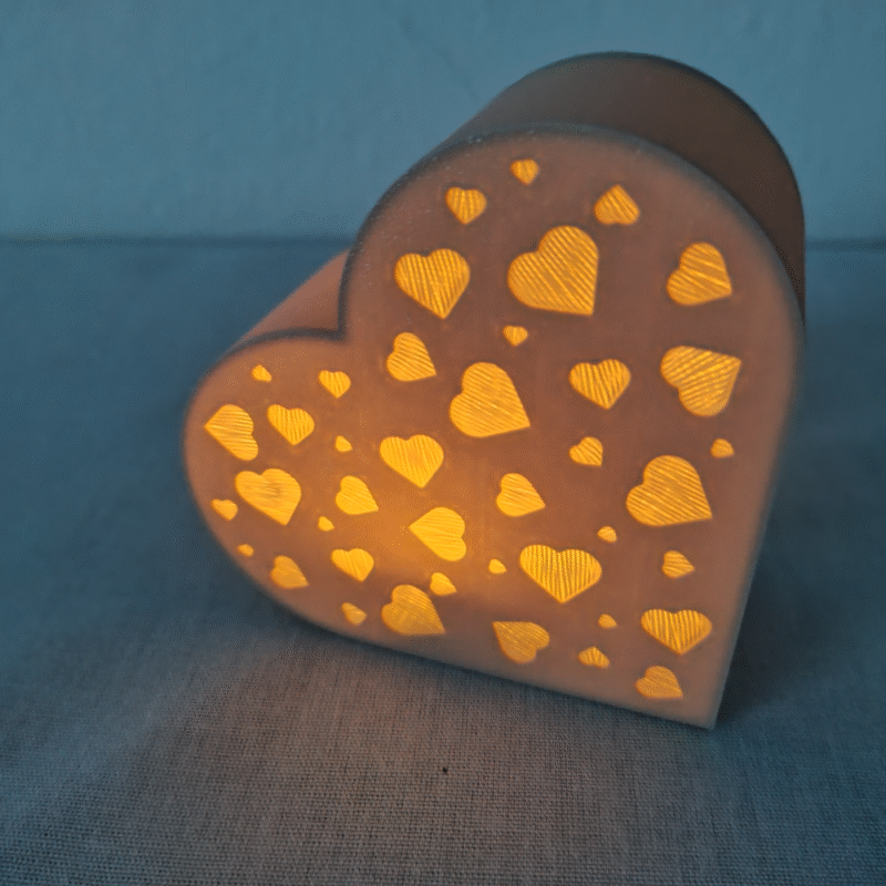 Heart Gift Box with Lid & LED Light Decoration, 2-in-1 Romantic Gift Box for Office, Home, Desk, Corporate Gifting, Companies, Events, Valentine Day, Anniversary, Birthday, Decoration, Table Display, Reception Counter, Hotels, Cafes, Showrooms - Image 5