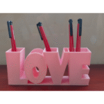 LOVE Letters Pen Holder, Office Desk Organizer, Home Décor Pen Stand, Valentine Day Gift, Corporate Gift, Couple Gift, Employee Gift, Tabletop Accessory, Workstation Organizer, Study Table Pen Holder, Romantic Gift, Festival Gift, Return Gift