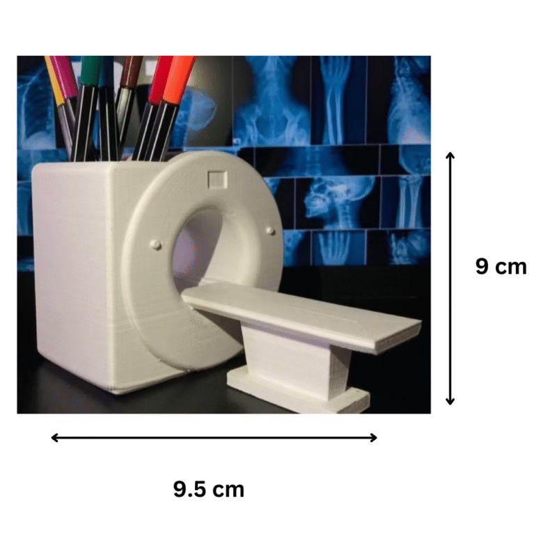 3D Printed MRI Machine Pen Holder – Unique Industrial Desk Gift for Doctors & Hospitals - Image 2