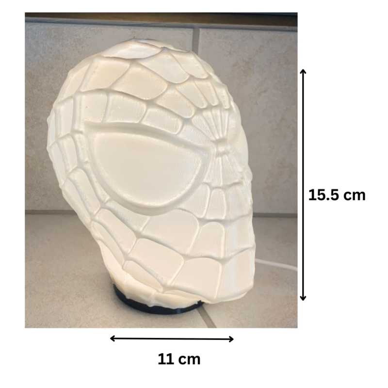 Spiderman LED Lamp – 3D Printed Night Light for Kids, Home Décor & Gifting - Image 2