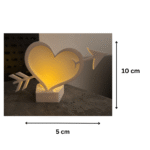 Heart Tealight Stand for Office, Home, Corporate Gifts, Valentine’s Day, Desk Decor, Hotel Decor, Spa Ambience, Event Gifting, Anniversary Gift, Romantic Lighting, Decorative Tealight Holder - Image 2
