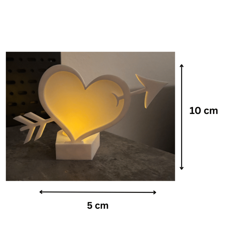 Heart Tealight Stand for Office, Home, Corporate Gifts, Valentine’s Day, Desk Decor, Hotel Decor, Spa Ambience, Event Gifting, Anniversary Gift, Romantic Lighting, Decorative Tealight Holder - Image 2