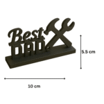 Best Dad 3D Printed Letter Gift, Birthday Gift for Dad, Father’s Day Gift, Corporate Gifting for Employees, Appreciation Gift for Father, Desk Decor for Dad, Office Table Gift, Gift for Best Father, Gift for Dad from Son, Gift for Dad from Daughter, Personalized Dad Gift, Event Giveaway for Companies, Employee Family Gift - Image 2