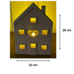 3D Printed Tealight Holder House, Birthday Gift, Valentine’s Day Gift, Corporate Gift, Office Desk Decor, Home Decor Gift, Festival Decoration, Return Gift, Diwali Gift, Christmas Gift, New Year Gift, Candle Holder Decor, Employee Appreciation Gift, Client Welcome Gift - Image 2