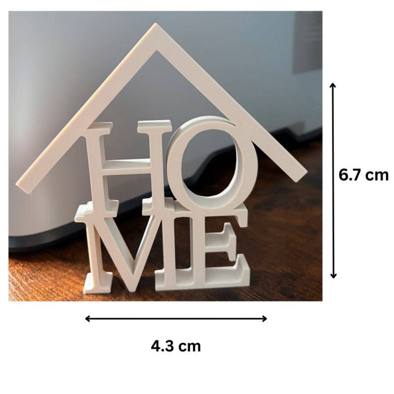 HOME Name Decorative Display, 3D Printed Home Decor Gift, Birthday Gift for Home Events, Corporate Gift for Companies, Office Desk Decor, Event Giveaway, Housewarming Gift, Personalized Table Display, Return Gift for Parties - Image 2