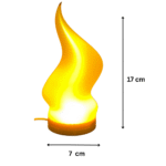 Flame Shade LED Lamp – Soft Warm Glow for Home, Office & Festive Gifting | Elegant Table Décor Light - Image 2