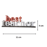 Best Teacher Letter 3D Printed Gift for Teachers, Birthday, Friendship Day, Farewell, School Events, Students Appreciation, Thank You Gift, Custom Desk Decor - Image 2