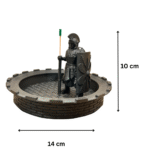 Gladiator Incense Stick Holder, 3D Printed Aroma Stand for Spiritual Events, Home Décor, Yoga, Meditation, Birthday Gifts, Corporate Gifts, Housewarming, Festive Gifts, Office Desk Decor - Image 2