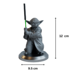 Yoda Incense Holder 3D Printed Fan Art – Star Wars Gift for Spiritual Event, Birthday, Housewarming, Meditation Decor, Home Fragrance, Office Desk Decor, Festival Gift, Corporate Gifting, Stress Relief Aroma Decor - Image 2