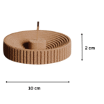 3D Printed Stepped Incense Holder for Spiritual Events, Birthday Gifts, Corporate Gifts, Housewarming, Meditation Rooms, Puja Decor, Aromatherapy, Wellness Gifting, Office Desk Decor - Image 2