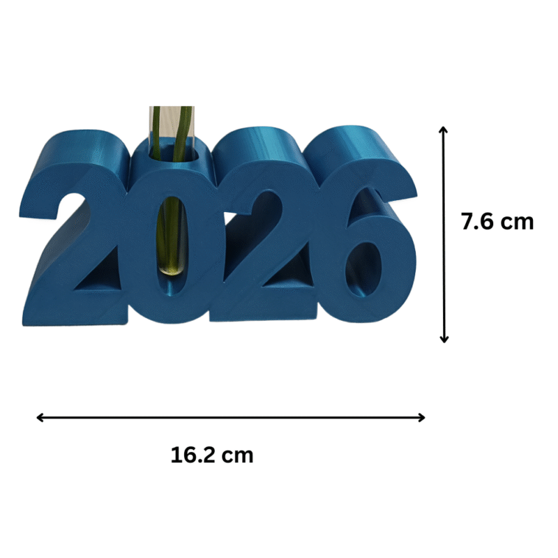 3D Printed Test Tube Vase 2026, New Year 2026 Gift, Corporate Gift, Office Desk Decor, Table Top Flower Vase, Home Decor, Event Giveaway, Industrial Gift, Client Gift, Sustainable Decorative Vase - Image 2