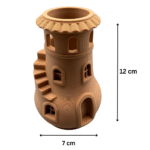 Tower House Vase, Whimsical Fairy Home Flower Vase, Fantasy Home Decor Vase, Desk Decor Gift, Office Table Decor, Corporate Gift Item, Home Interior Showpiece, 3D Printed Decorative Vase - Image 2