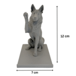 German Shepherd Cellphone Holder, German Shepherd Tablet Stand, Dog Mobile Holder, Desk Phone Stand, Office Desk Decor, Corporate Gift Item, Executive Desk Accessory, 3D Printed Mobile Stand, Gift for Dog Lovers - Image 2